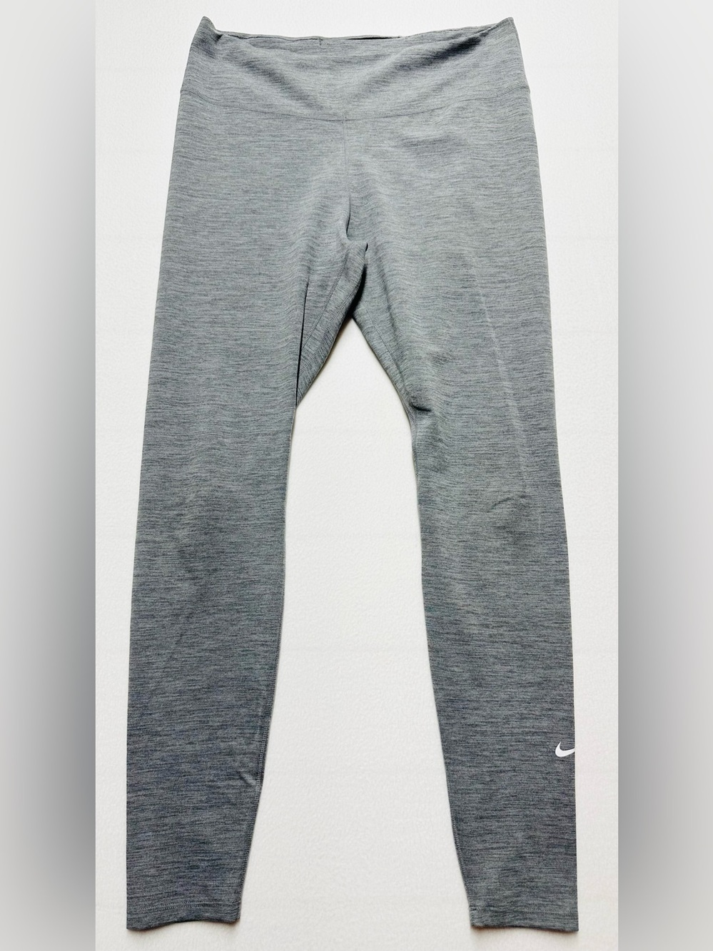 Nike Dri-FIT Gray Heather High Rise Leggings Women’s Large 29” Inseam